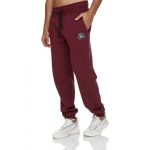 Bodymove Παντελόνι Φόρμας με Λάστιχο Μπορντό 1180