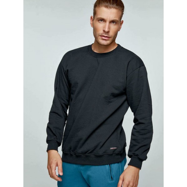 BODYMOVE ΜΠΛΟΥΖΑ ΦΟΥΤΕΡ ΜΑΥΡΟ 82 - Image 2