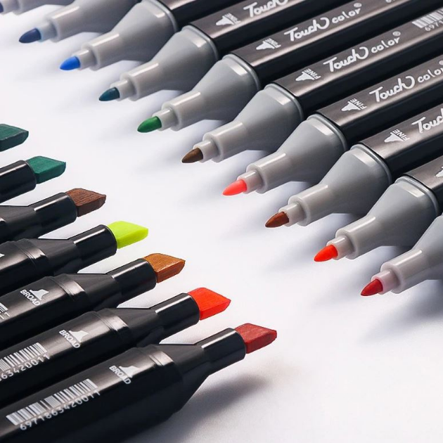 Σετ Βαλιτσάκι με Μαρκαδόρους Ζωγραφικής με 2 Μύτες Διπλής Όψης - Image 2