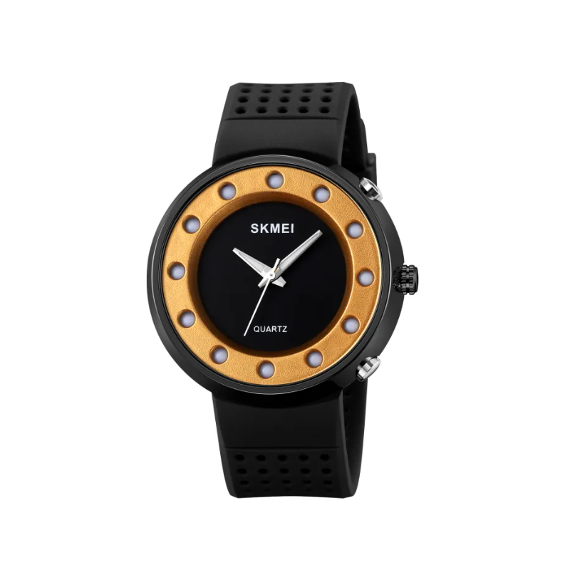 Αναλογικό ρολόι χειρός LED - Skmei - 2132 - Gold