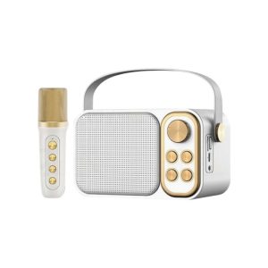 Ασύρματο ηχείο Bluetooth με μικρόφωνο Karaoke - YS-103 - 887288 - White