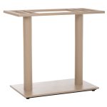 ΒΑΣΗ ΤΡΑΠΕΖΙΟΥ ΜΕΤΑΛΛΙΚΗ ΔΙΠΛΗ FB9435.25 ΚΑΠΟΥΤΣΙΝΟ ΜΑΤ ΜΕ ΡΕΓΟΥΛΑΤΟΡΟΥΣ 80Χ40Χ72Υεκ.