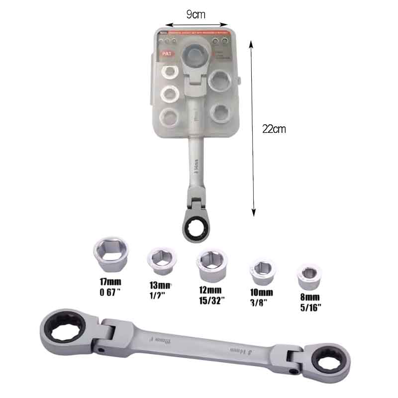 Γερμανοπολύγωνο/Γαλλικό κλειδί καστάνια διπλής χρήσης – Germanopolygon 089135 - Image 4