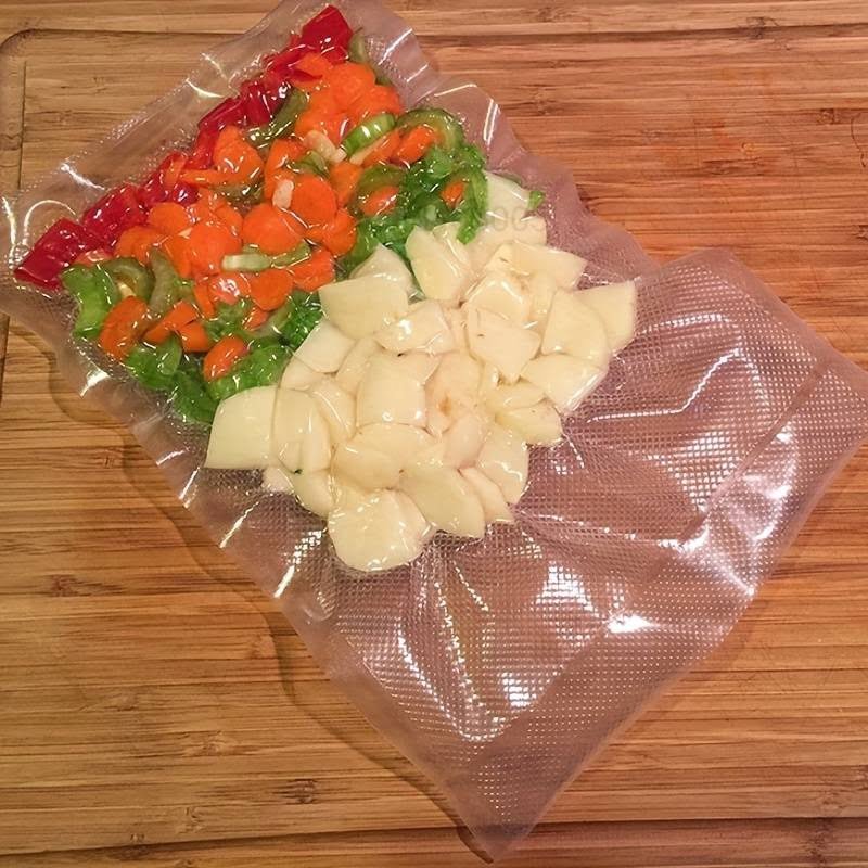 Γκοφρέ Σακούλες Vacuum 17x25cm 100τμχ - Food Vacuum Sealer Bags 100pcs 002468 - Image 4