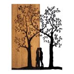 ΔΙΑΚΟΣΜΗΤΙΚΟ ΤΟΙΧΟΥ FB94753-ΜΕΤΑΛΛΟ ΜΑΥΡΟ-ΞΥΛΟ 45x3(βάθος)x58Υεκ.