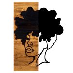 ΔΙΑΚΟΣΜΗΤΙΚΟ ΤΟΙΧΟΥ ΦΙΓΟΥΡΑ ΓΥΝΑΙΚΑΣ FB94750-ΦΥΛΛΑ ΜΕΤΑΛΛΟΥ-ΞΥΛΟ 35x3(βάθος)x50Υεκ.