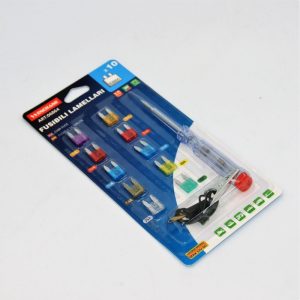 ΔΟΚΙΜΑΣΤΙΚΟ ΚΑΤΣΑΒΙΔΙ 12V KAI ΣΕΤ ΑΣΦΑΛΕΙΕΣ MINI ΑΥΤΟΚΙΝΗΤΟΥ 