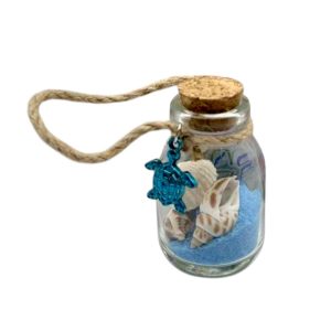 Διακοσμητικό Souvenir - Μπουκαλάκι με κοχύλια - 6pcs - 251711