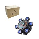 <p data-start="81" data-end="357">Εντυπωσιακό φωτιστικό εφέ πίστας με 6 LED κεφαλές και περιστρεφόμενο σώμα για έντονη κίνηση και πολύχρωμα μοτίβα φωτός. Ιδανικό για clubs