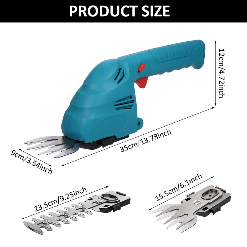 Cutting width of the grass cutter:70 mm