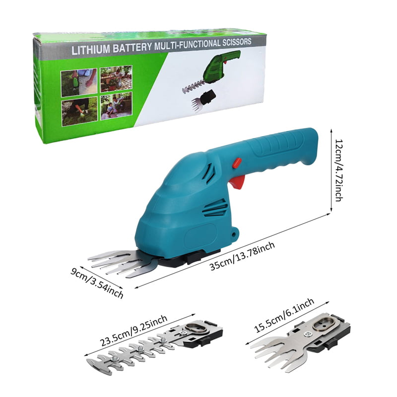 Cutting width of the shrub shears 100 mm