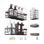 Επιτοίχια ράφια μπάνιου σε σετ 5Χ - 7510-5 - 718578