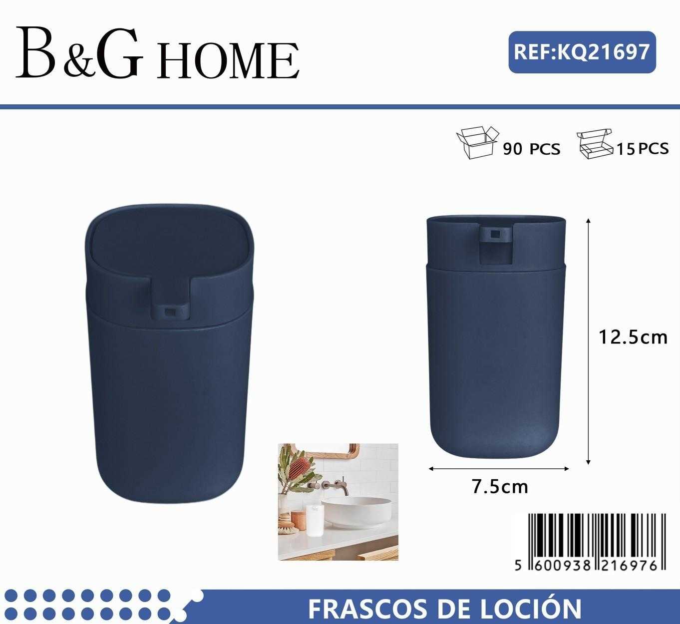 Θήκες κρεμοσάπουνου Dispenser πλαστικές σε σετ 5Χ - Blue - 21697 - Image 2