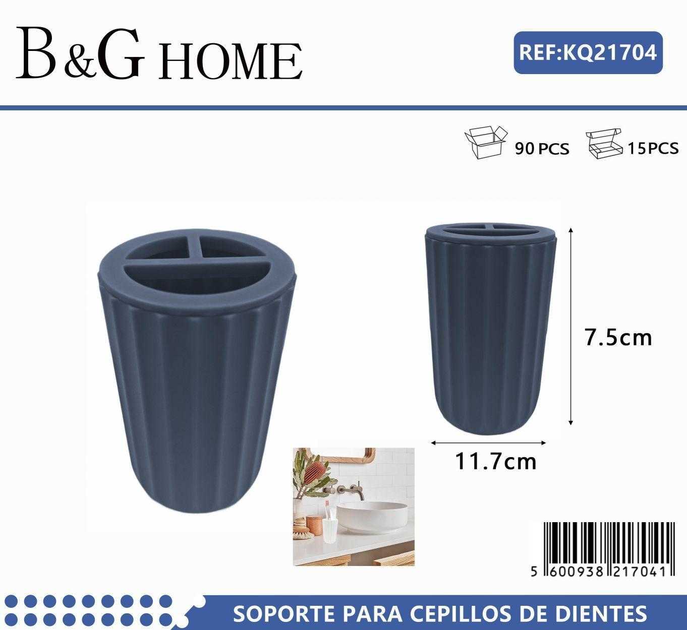 Θήκες οδοντόβουρτσας πλαστικές σε σετ 5Χ - Blue - 21704 - Image 2