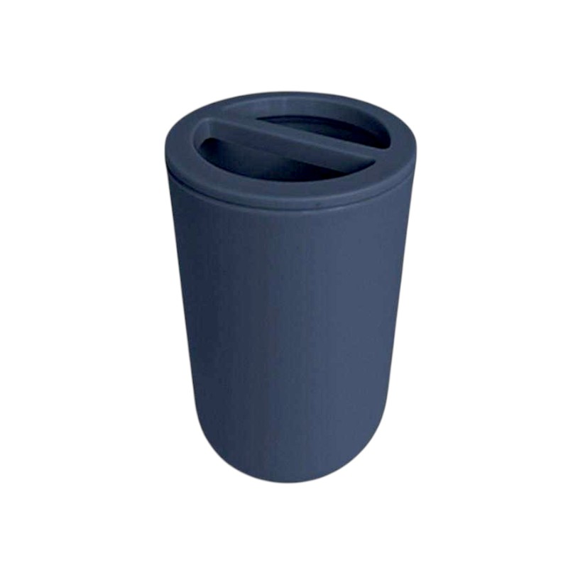 Θήκες οδοντόβουρτσας πλαστικές σε σετ 5Χ - Blue - 21716