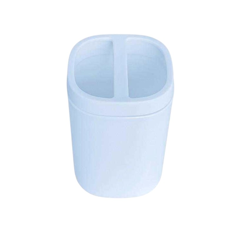 Θήκες οδοντόβουρτσας πλαστικές σε σετ 5Χ - Light Blue - 21662