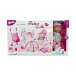 Κούκλα μωρό με πλήρες σετ φροντίδας - SO-6917 - 215624