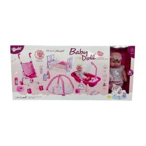 Κούκλα μωρό με πλήρες σετ φροντίδας - SO-6918 - 215623