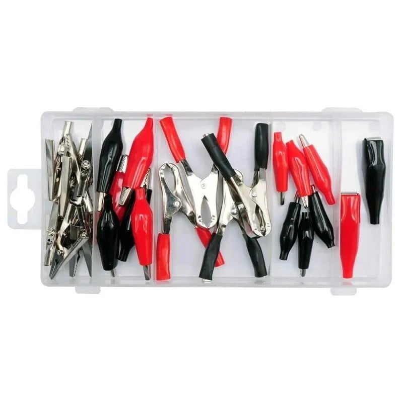 Ακροδέκτες – κροκοδειλάκια κατάλληλα για την ένωση καλωδιώσεων και παρεμφερή εργασιών.