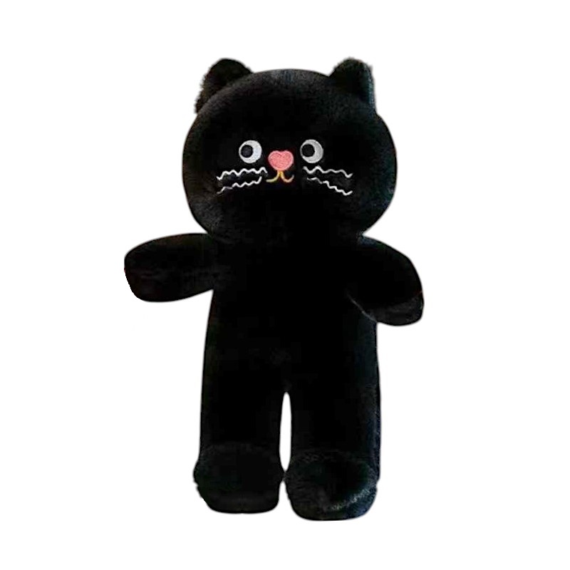 Λούτρινο κουκλάκι Γατάκι - 31cm - 660044 - Black