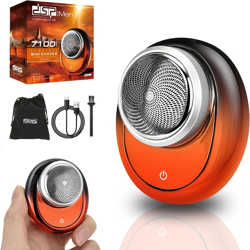 Ξυριστική μηχανή προσώπου - Mini Shaver - 60475 - DSP - 616430 - Orange - Image 4