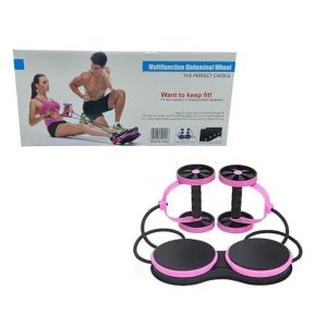 Το Multifunction Abdominal Wheel σας επιτρέπει να κάνετε πάνω από 40 διαφορετικές πολυλειτουργικές ασκήσεις γυμναστικής για το σύνολο των μυών του σώματος σας!