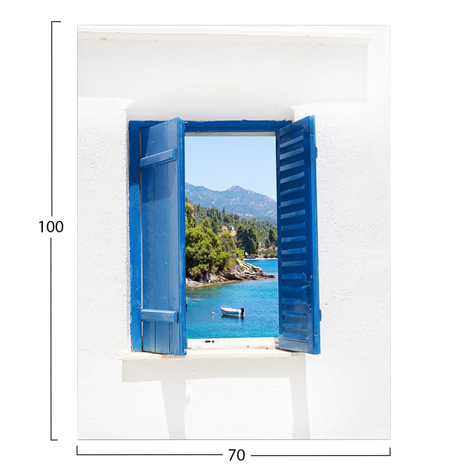 ΠΙΝΑΚΑΣ TOIXOY FB94770 ΕΚΤΥΠΩΜΕΝΟΣ ΚΑΜΒΑΣ 70x3(πάχος)x100Υεκ. - Image 3