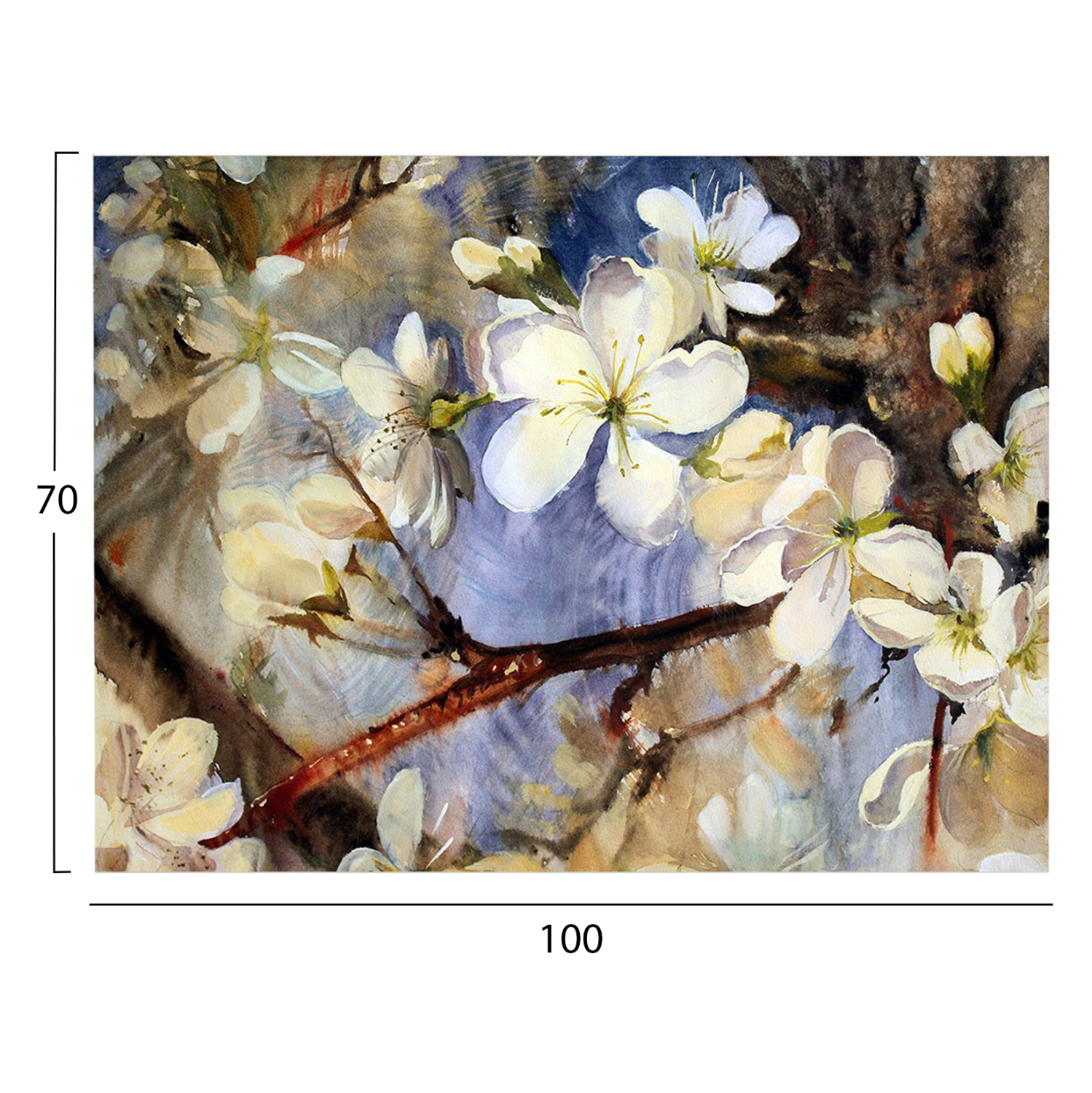 ΠΙΝΑΚΑΣ TOIXOY FB94772 ΕΚΤΥΠΩΜΕΝΟΣ ΚΑΜΒΑΣ 100x3(πάχος)x70Υεκ. - Image 3