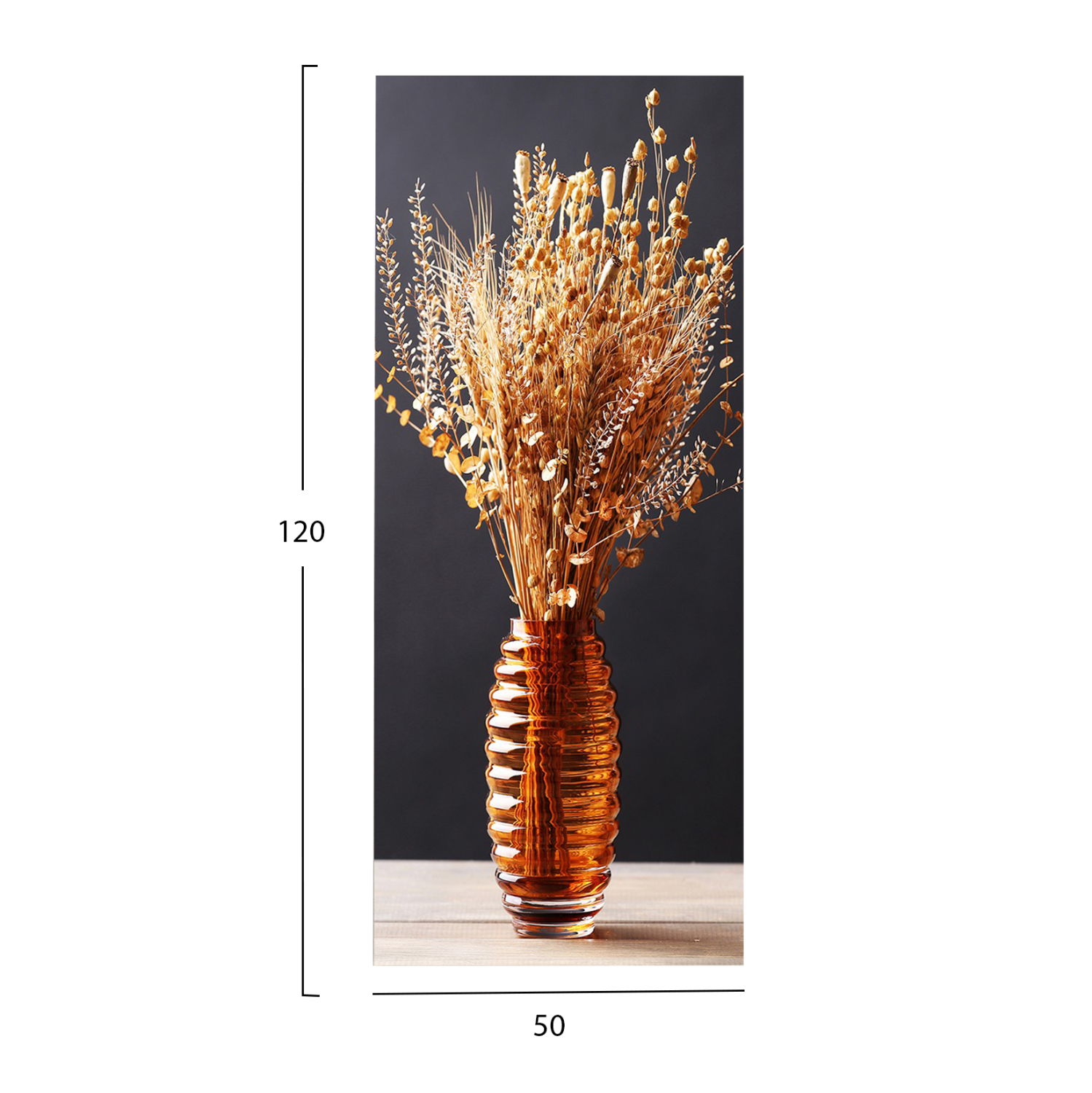 ΠΙΝΑΚΑΣ TOIXOY FB94799 ΕΚΤΥΠΩΜΕΝΟΣ ΚΑΜΒΑΣ 50x3(πάχος)x120Υεκ. - Image 2