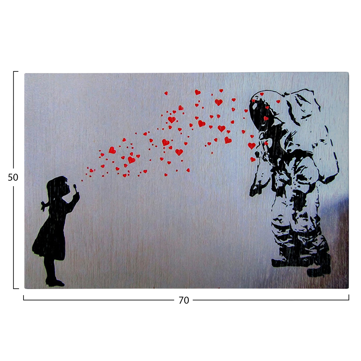 ΠΙΝΑΚΑΣ TOIXOY FB94815 ΕΚΤΥΠΩΜΕΝΟΣ ΚΑΜΒΑΣ 70x3(πάχος)x50Yεκ. - Image 3