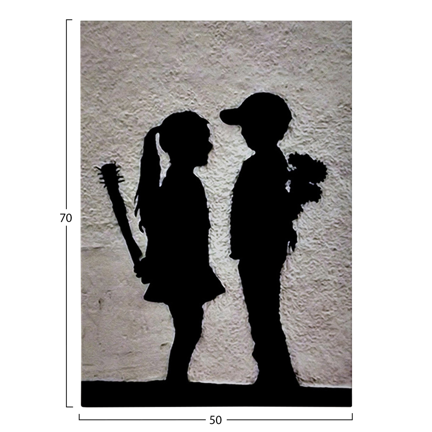 ΠΙΝΑΚΑΣ TOIXOY FB94822 ΕΚΤΥΠΩΜΕΝΟΣ ΚΑΜΒΑΣ 50x3(πάχος)x70Yεκ. - Image 3