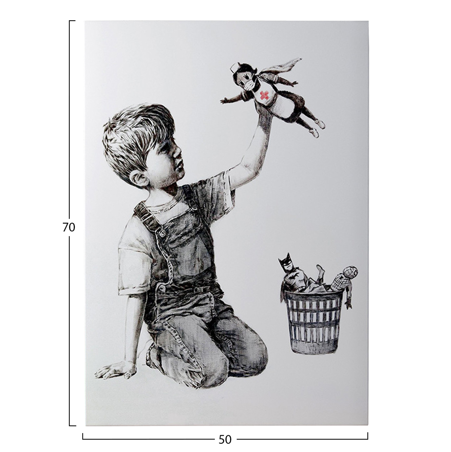 ΠΙΝΑΚΑΣ TOIXOY FB94823 ΕΚΤΥΠΩΜΕΝΟΣ ΚΑΜΒΑΣ 50x3(πάχος)x70Yεκ. - Image 3