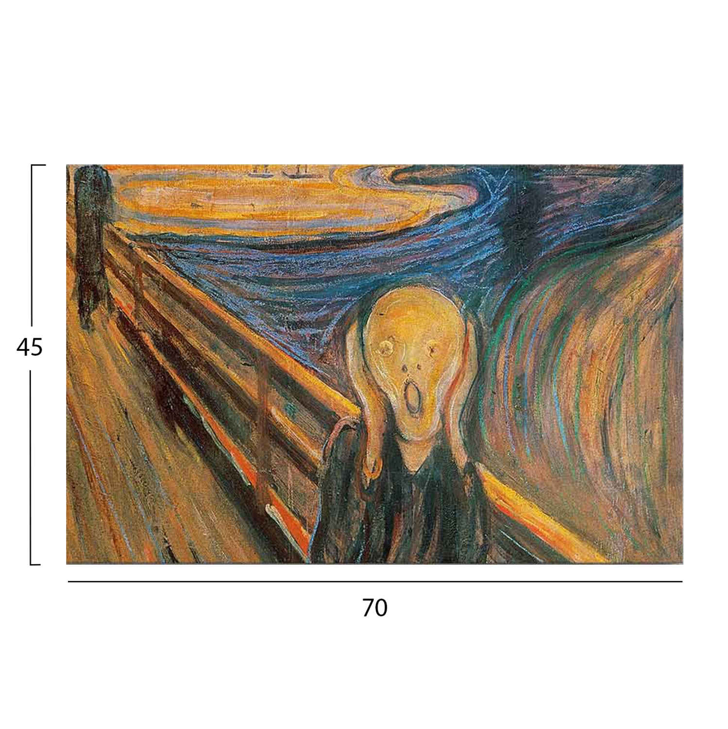 ΠΙΝΑΚΑΣ TOIXOY FB94851 ΕΚΤΥΠΩΜΕΝΟΣ ΚΑΜΒΑΣ 70x3(πάχος)x45Yεκ. - Image 3