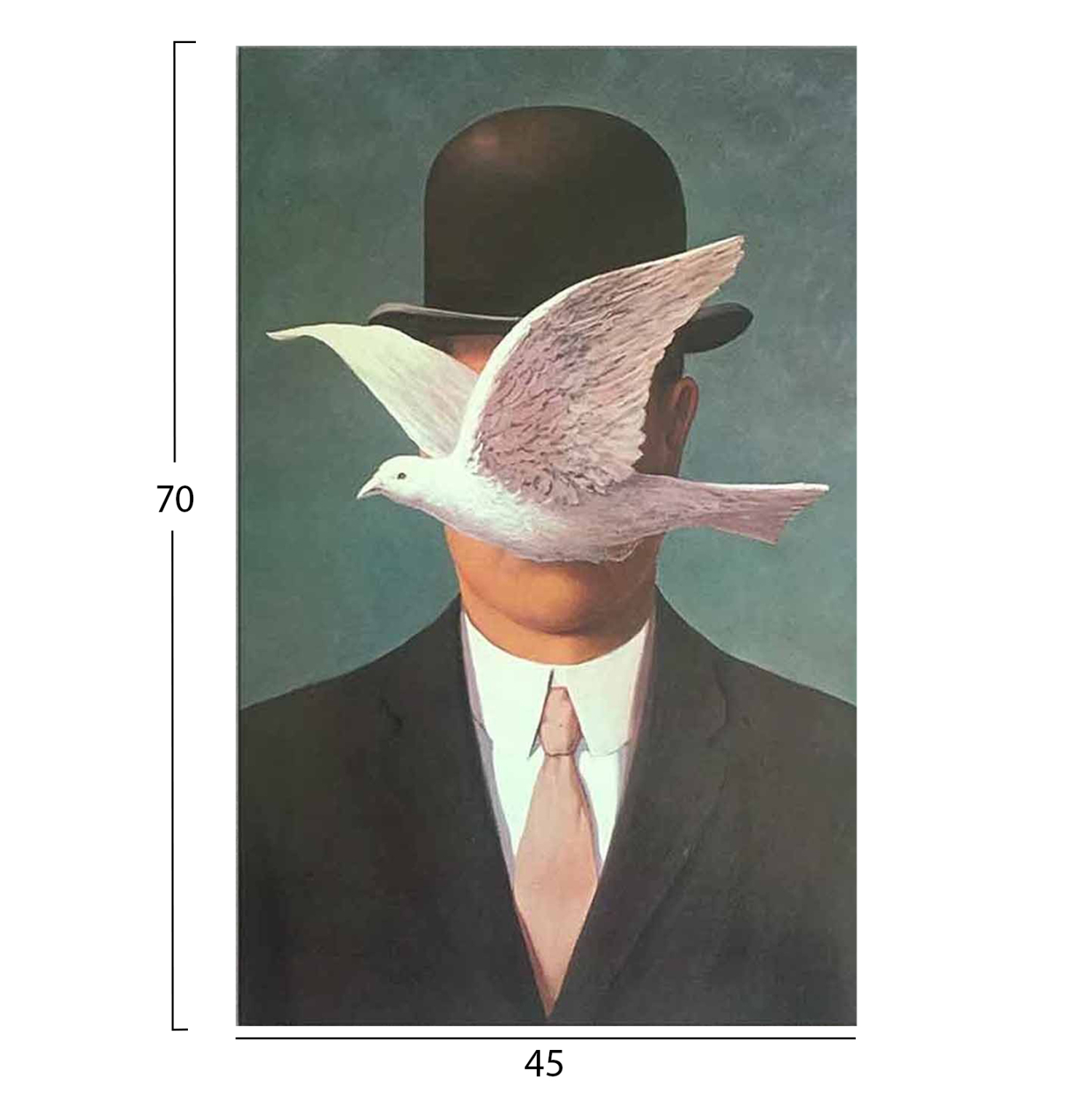 ΠΙΝΑΚΑΣ TOIXOY FB94852 ΕΚΤΥΠΩΜΕΝΟΣ ΚΑΜΒΑΣ 45x3(πάχος)x70Yεκ. - Image 3