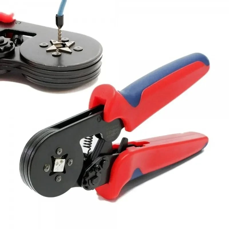 Χρήση: Για πρεσάρισμα μονωμένων ή μη μονωμένων ακροδεκτών σε ηλεκτρικά καλώδια.