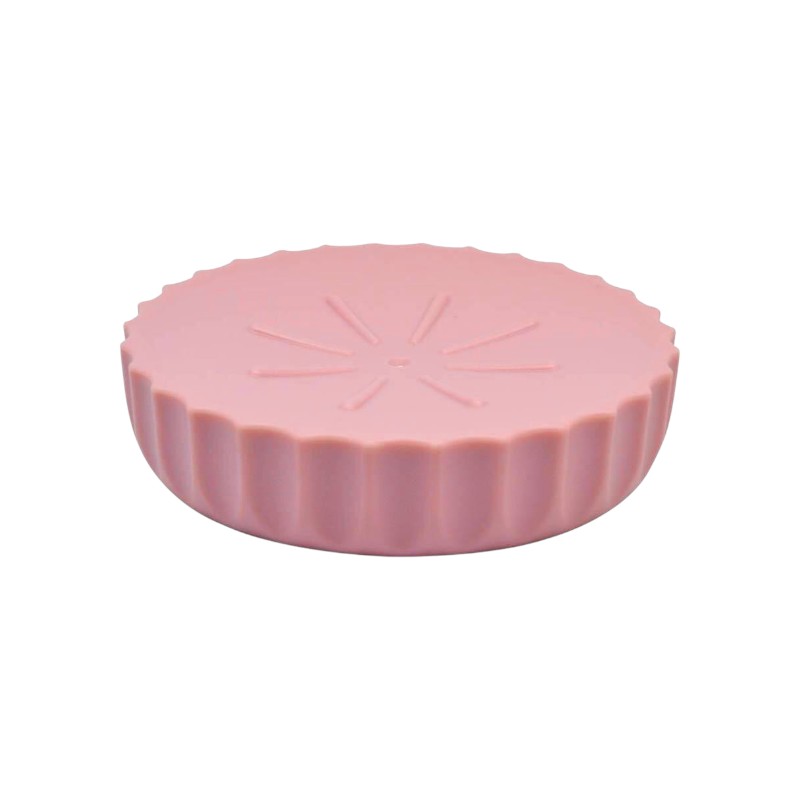 Σαπουνοθήκες μπάνιου πλαστικές σε σετ 5Χ - Pink - 21742