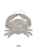 Σετ διακοσμητικά Souvenir - Καβούρι κρεμαστό - 4 τεμάχια - 921140