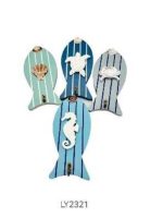 Σετ διακοσμητικά Souvenir - Κρεμαστό - 4 τεμάχια - LY2321 - 921362