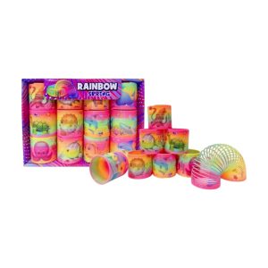 Σετ ελατήρια πολύχρωμα με σχέδια - 12pcs - A7065-29T - 502189