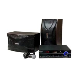 Σετ ηχεία subwoofer με ενισχυτή & μικρόφωνο Karaoke - QS-A8 - 813164