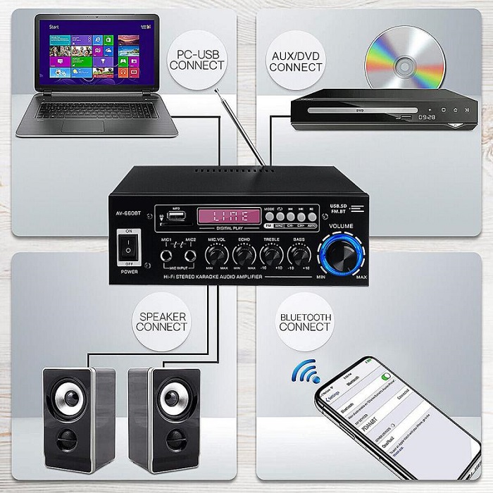 Στερεοφωνικός ραδιοενισχυτής - 660BT - 996604 - Image 2