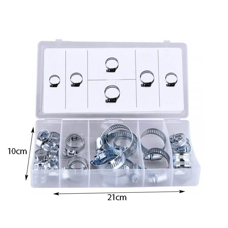 Σφιγκτήρες Inox σε 6 Μεγέθη 26τμχ- Hose Clip Assortment 26pc z692913 - Image 2