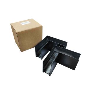 Σύνδεσμος γωνία 2 τεμ σε μαύρη απόχρωση που ενώνει μαγνητικές ράγες