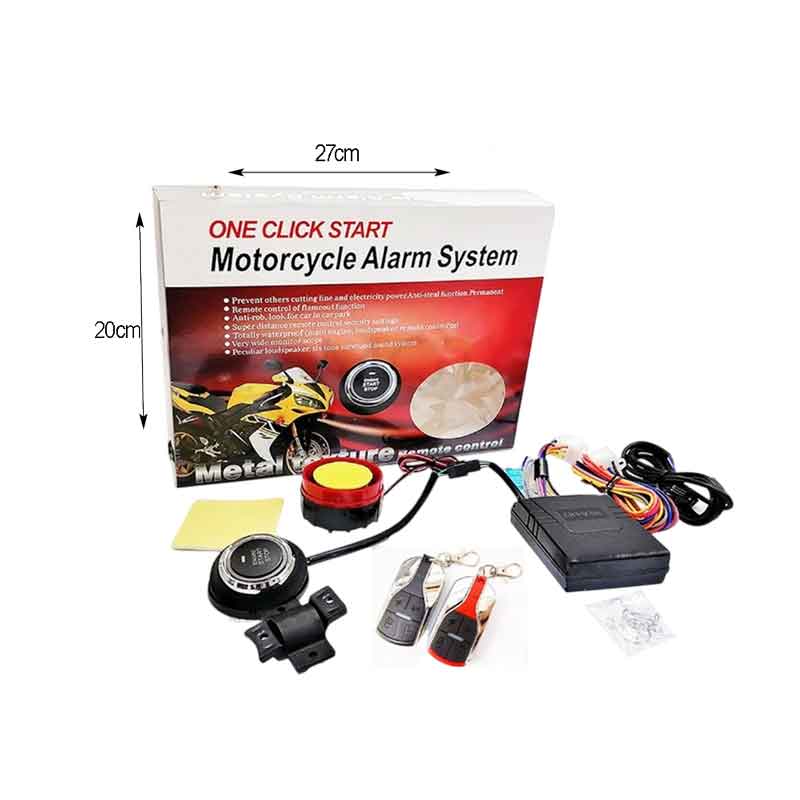 Προστασία μεγάλης εμβέλειας: Αυτό το σύστημα συναγερμού μηχανης προσφέρει ασφαλή απόσταση έως και 80 μέτρων