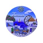 Τουριστικό μαγνητάκι Souvenir - Σετ 12pcs - Paralia - 678424