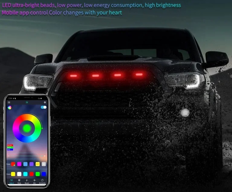 Φώτα ημέρας αυτοκινήτου LED RGBW - R-D20101-P6 - 110028 - Image 2