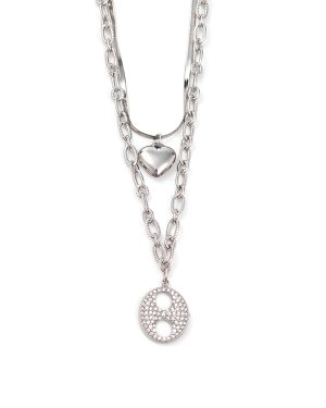 ARDIKA Κρεμαστό λαιμού AA-K476 - Ασημί Κολιέ > Αξεσουάρ | FALL- WINTER 2026