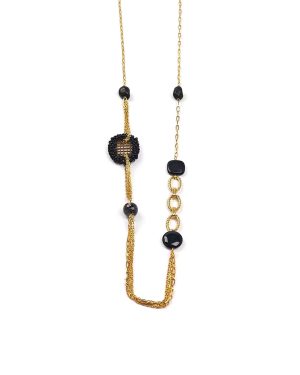 ARDIKA Κρεμαστό λαιμού  HZM-K091 - Μαύρο Κολιέ > Αξεσουάρ | FALL- WINTER 2026