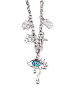 ARDIKA Κρεμαστό λαιμού OO-K537 - Ασημί Κολιέ > Αξεσουάρ | FALL- WINTER 2026