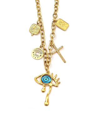 ARDIKA Κρεμαστό λαιμού OO-K537 - Χρυσό Κολιέ > Αξεσουάρ | FALL- WINTER 2026